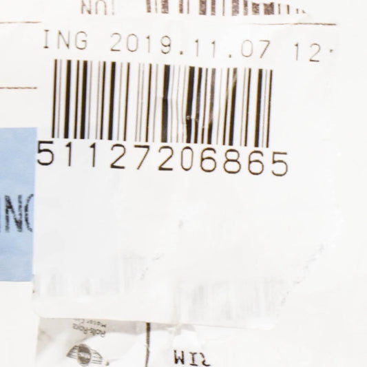 NEW BMW X5 E70 REAR BUMPER TOW EYE CAP KIT 51127206865 ORIGINAL