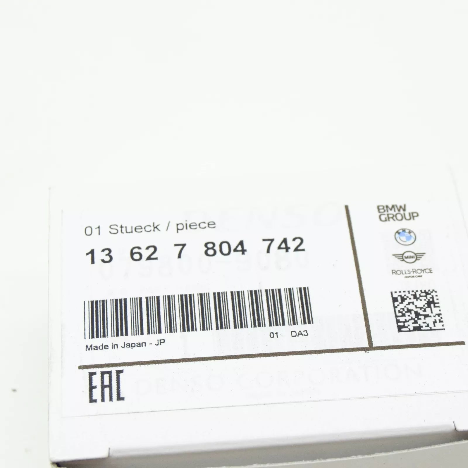 NEW BMW 3 F30, F80 MAP SENSOR 7804742 13627804742 ORIGINAL