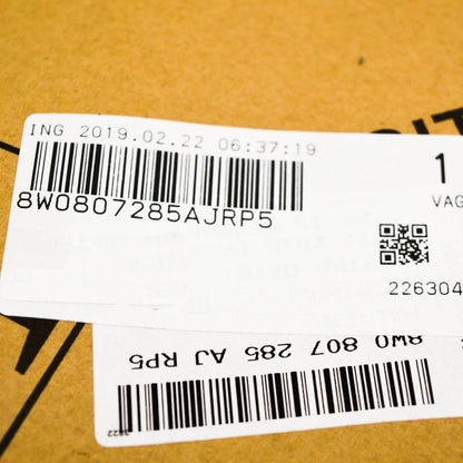 NEW AUDI A4 B9 FRONT BUMPER LICENSE PLATE BRACKET 8W0807285AJ RP5 ORIGINAL