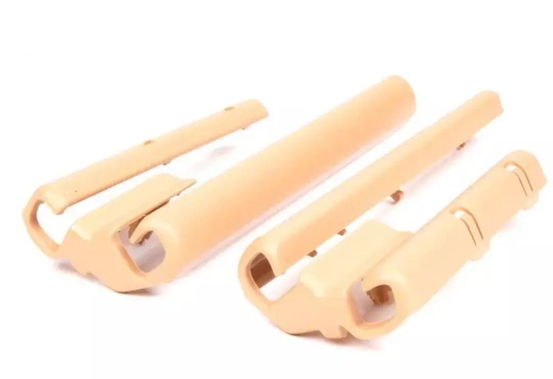 NEW BMW 5 E39 FRONT SEAT RAIL COVER KIT 52108217317 8217317 ORIGINAL