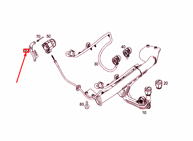 NEW MERCEDES-BENZ GLA X156 TRAILER HITCH CONSOLE A1563100058 ORIGINAL