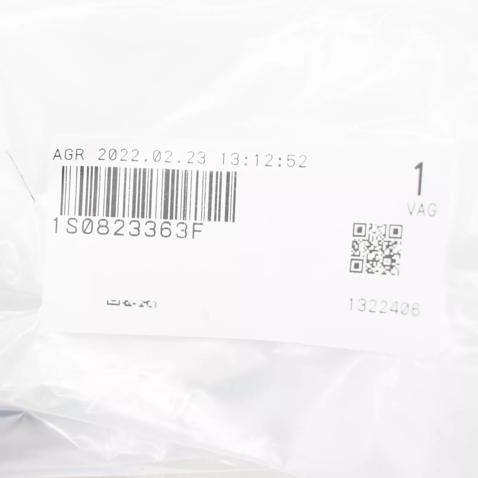 NEW VW UP 12 HOOD SUPPORT ROD 1S0823363F