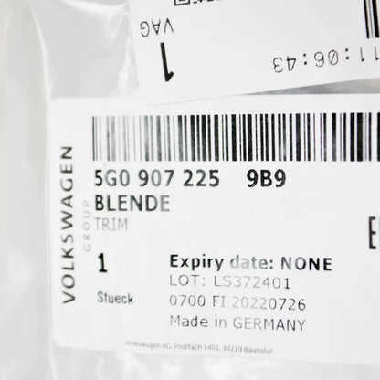 NEW VOLKSWAGEN GOLF MK7 RADAR SENSOR TRIM 5G09072259B9 ORIGINAL