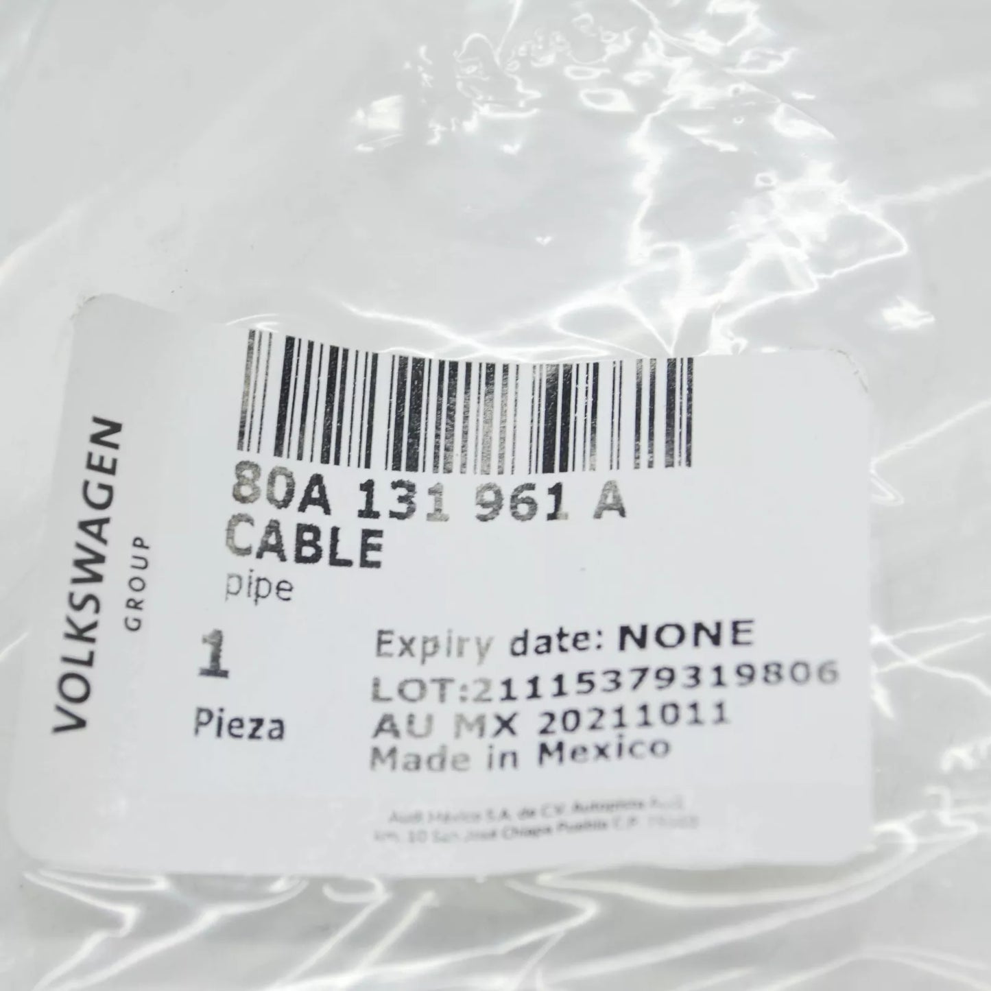 NEW AUDI Q5 FY ADBLUE TANK TRANSFER REDUCING AGENT LINE 80A131961A ORIGINAL