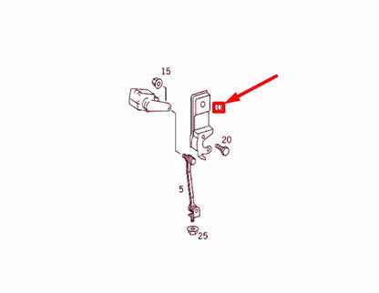 NEW MB S W220 FRONT SUSPENSION RIGHT SENSOR BRACKET A2203270940 ORIGINAL