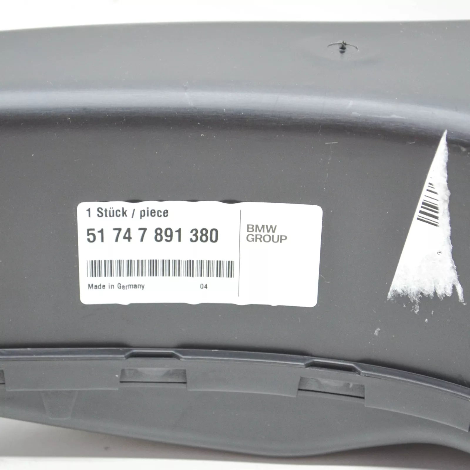 NEW BMW 3 E90 FRONT RIGHT BRAKE COOLING AIR DUCT 51747891380 7891380 ORIGINAL