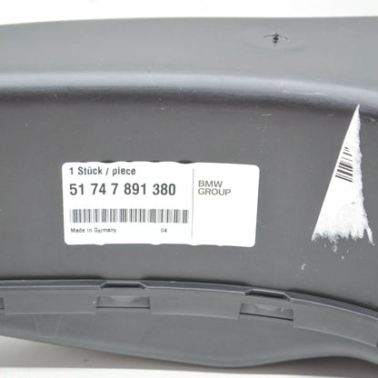 NEW BMW 3 E90 FRONT RIGHT BRAKE COOLING AIR DUCT 51747891380 7891380 ORIGINAL