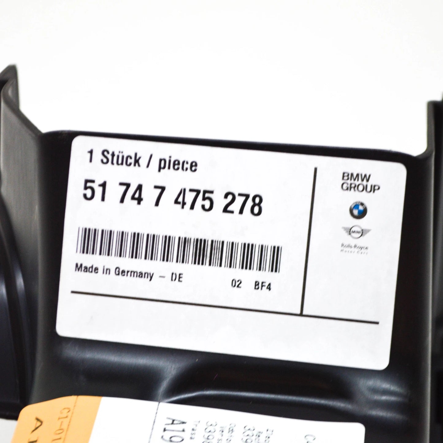 NEW BMW 7 G11 G12 RIGHT BRAKE AIR DUCT 7475278 51747475278 ORIGINAL