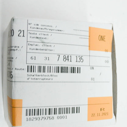 new bmw 3 e90 center console switch power button 61317841135 7841135 original