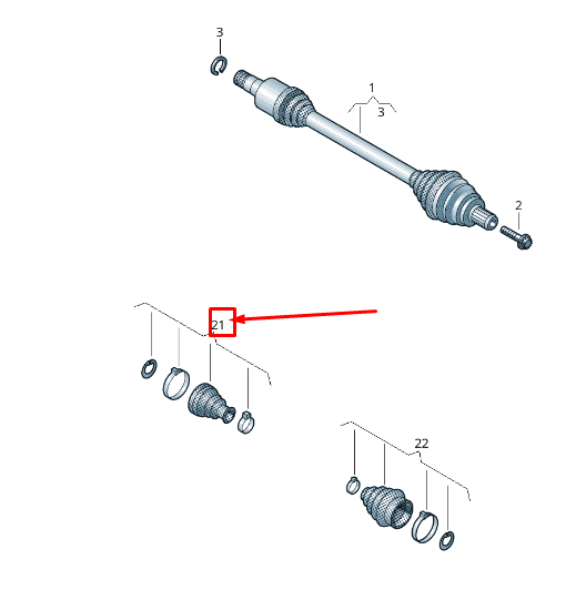 NEW AUDI RSQ8 REAR JOINT PROTECT SLEEVE 760598201 ORIGINAL