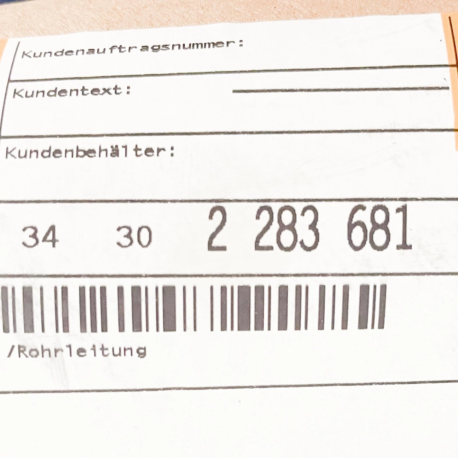 NEW BMW M3 E90 FRONT BRAKE PIPE 34302283681 2283681 ORIGINAL