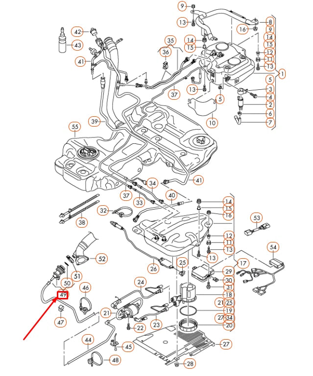 NEW AUDI A4 B8 REDUCTION AGENT INJECTOR 3C0131113C ORIGINAL