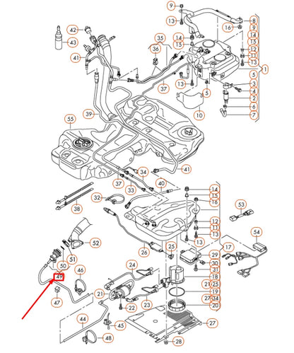 NEW AUDI A4 B8 REDUCTION AGENT INJECTOR 3C0131113C ORIGINAL