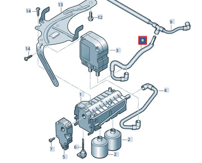NEW AUDI A6 C8 AIR PIPE RHD 4K2820237A