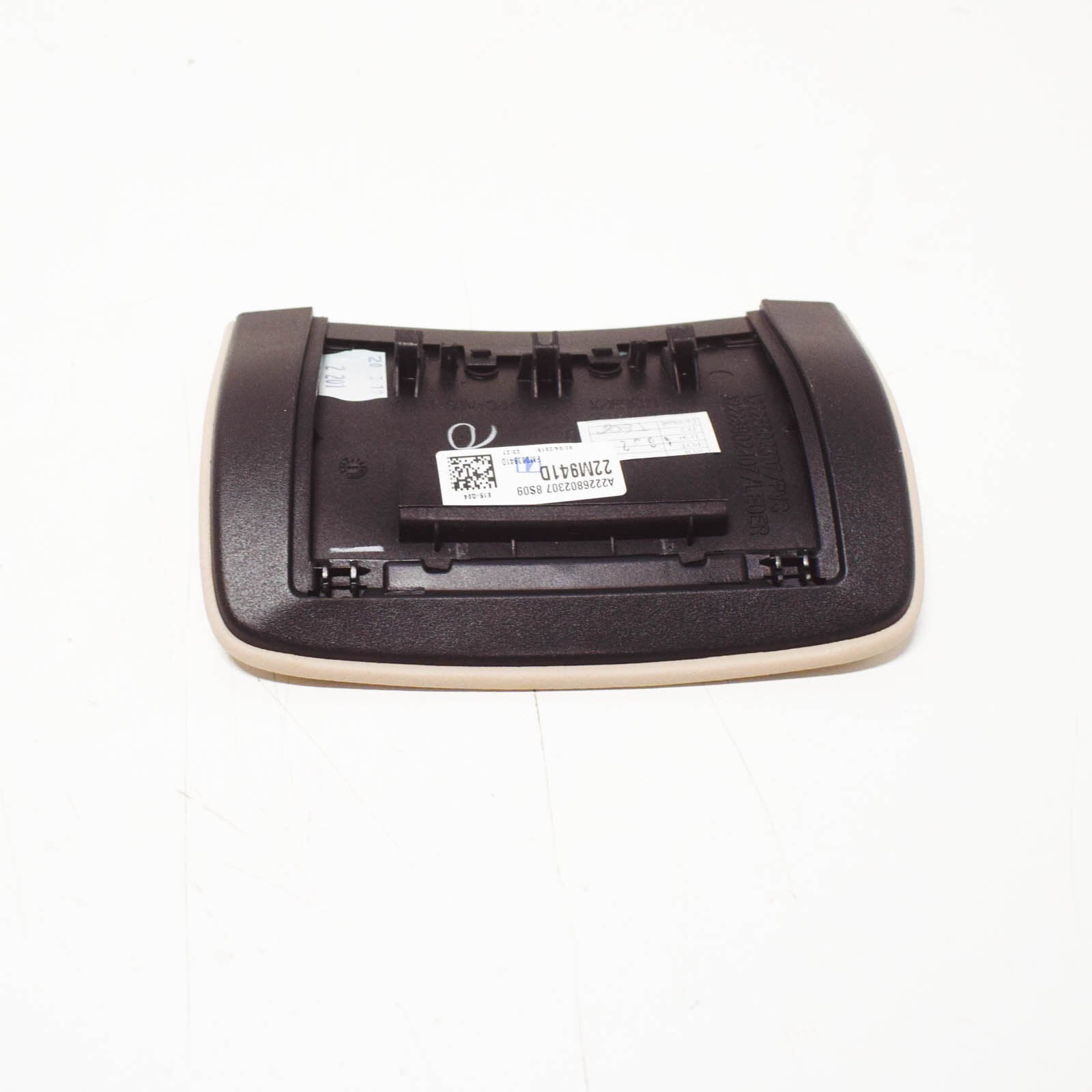 NEW MB S W222 CENTRAL CONSOLE REAR BOTTOM COVER MOLDING A22268023078509 ORIGINAL