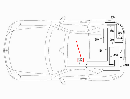 new mercedes-benz slk r172 antenna electrical wiring harness a1725404703