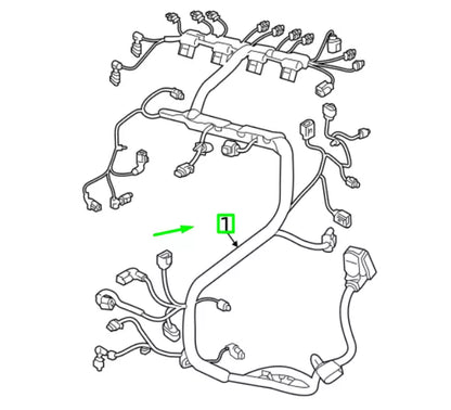NEW VOLKSWAGEN ARTEON 3H7 ALTERNATOR CABLE HARNESS 5Q0971230EQ