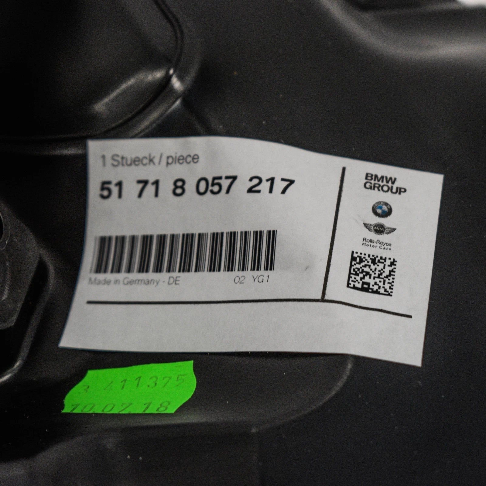 NEW BMW 2 F23 M FRONT LEFT WHEEL ARCH FRONT PIECE 51718057217 8057217 ORIGINAL