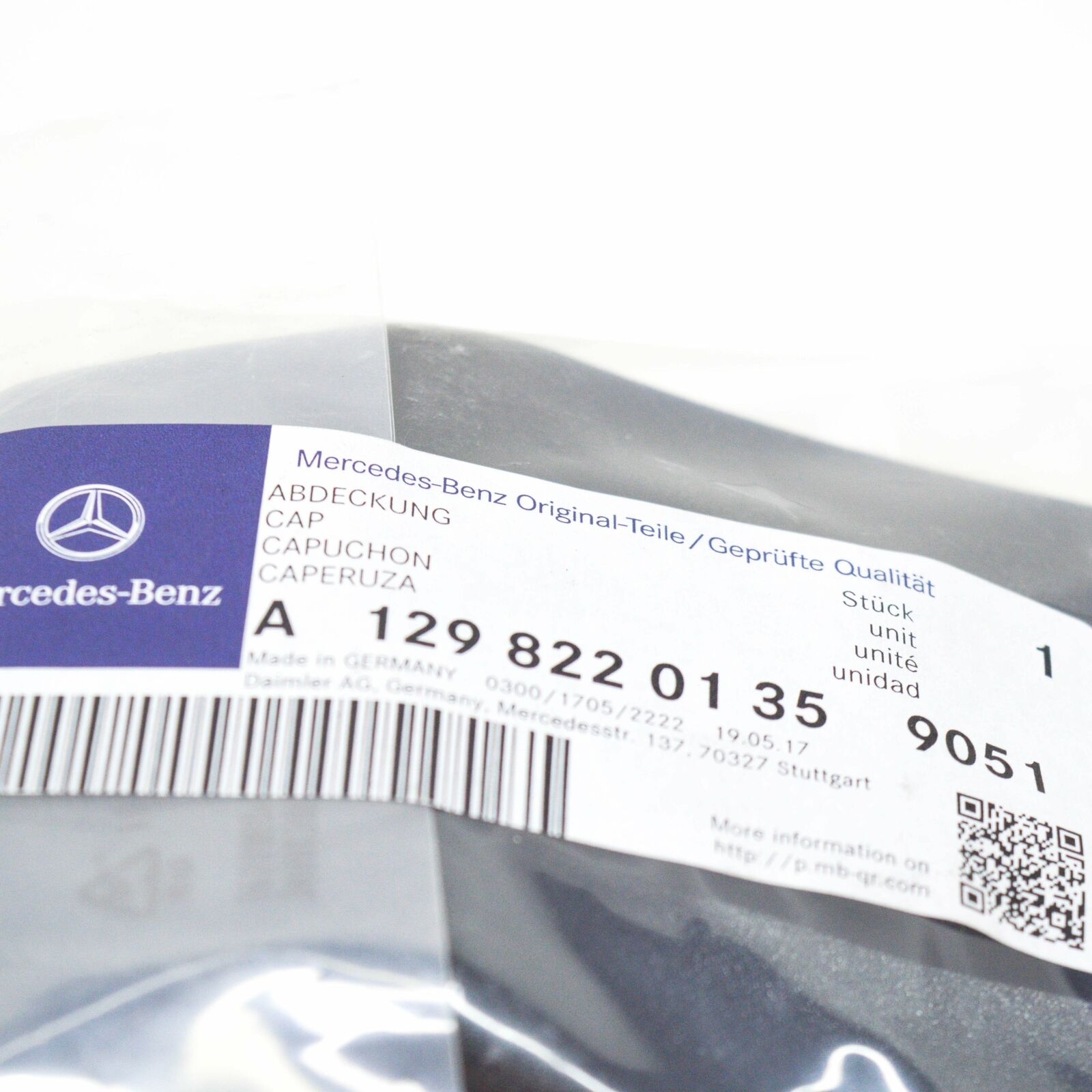 NEW MERCEDES-BENZ SL R129 RAIN SENSOR COVER CAP A12982201359051 ORIGINAL