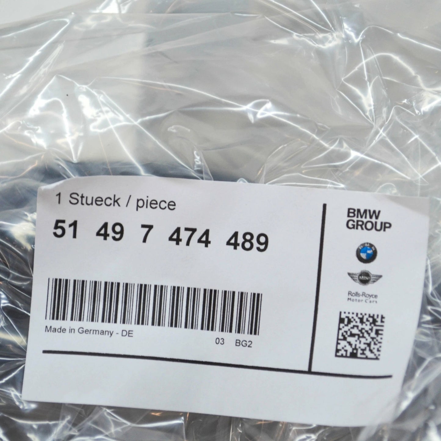 NEW BMW 4 GRAN COUPE F36 REAR LEFT TAILLIGHT GUTTER COVER 51497474489 ORIGINAL