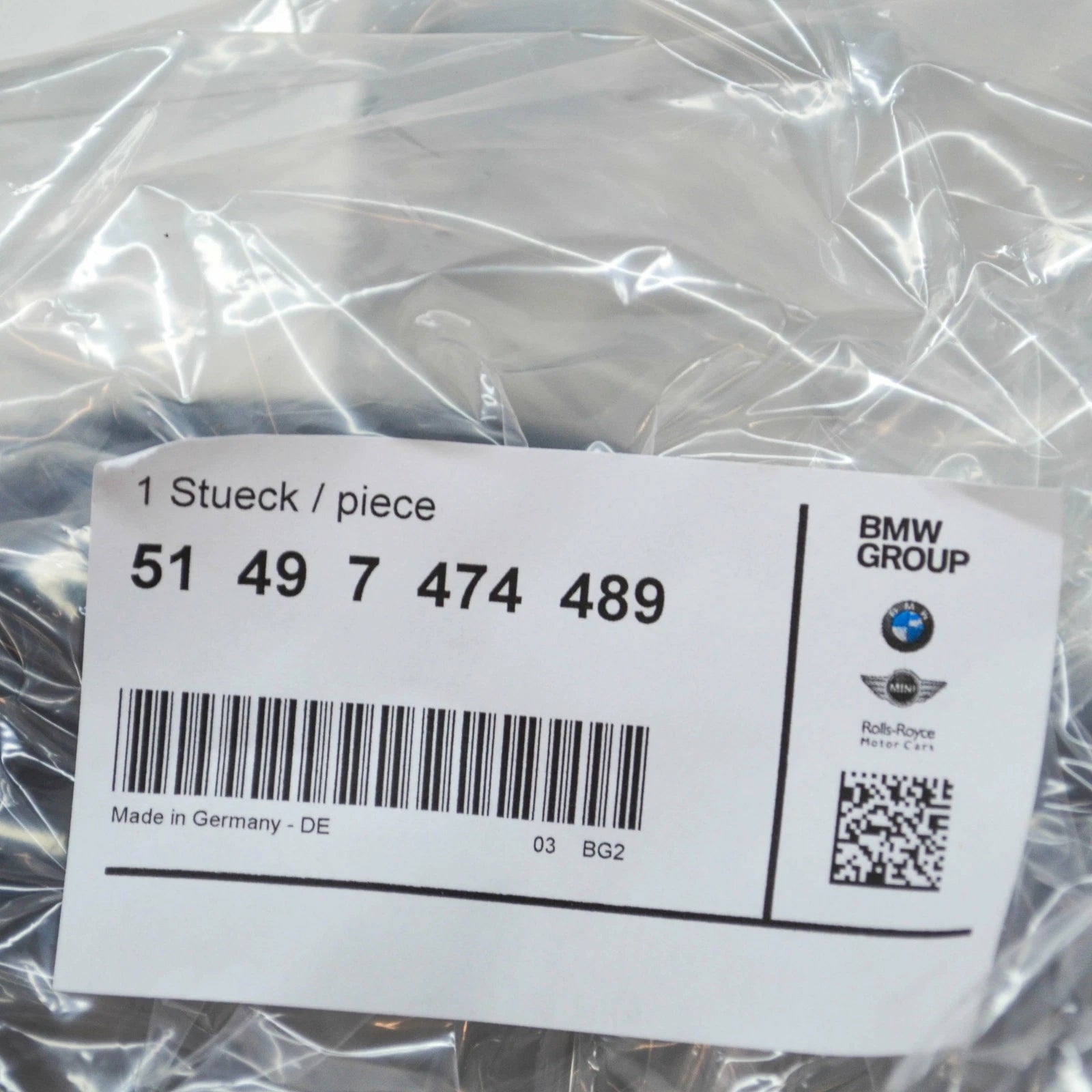 NEW BMW 4 GRAN COUPE F36 REAR LEFT TAILLIGHT GUTTER COVER 51497474489 ORIGINAL