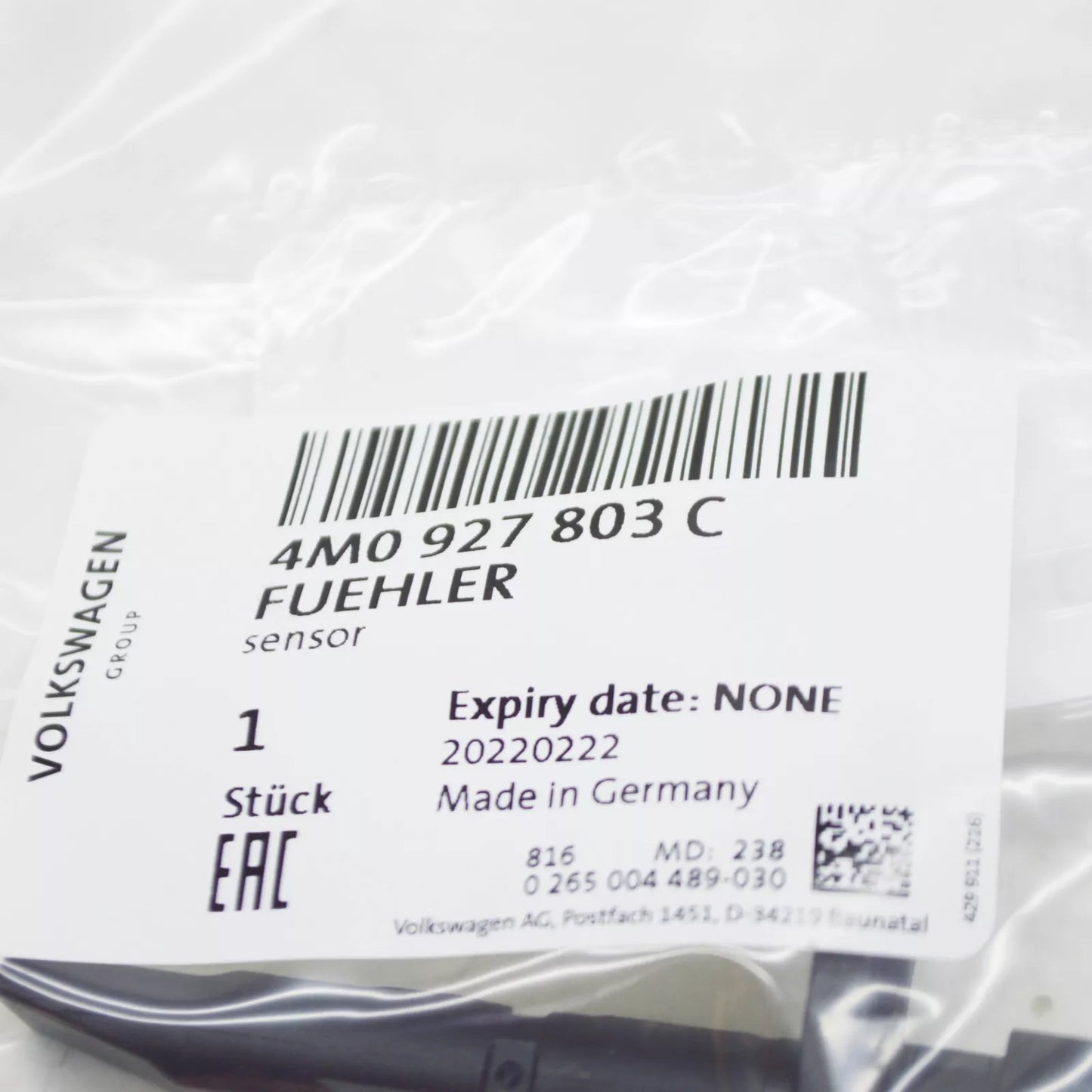 NEW AUDI Q5 FY FRONT SPEED SENSOR 4M0927803C