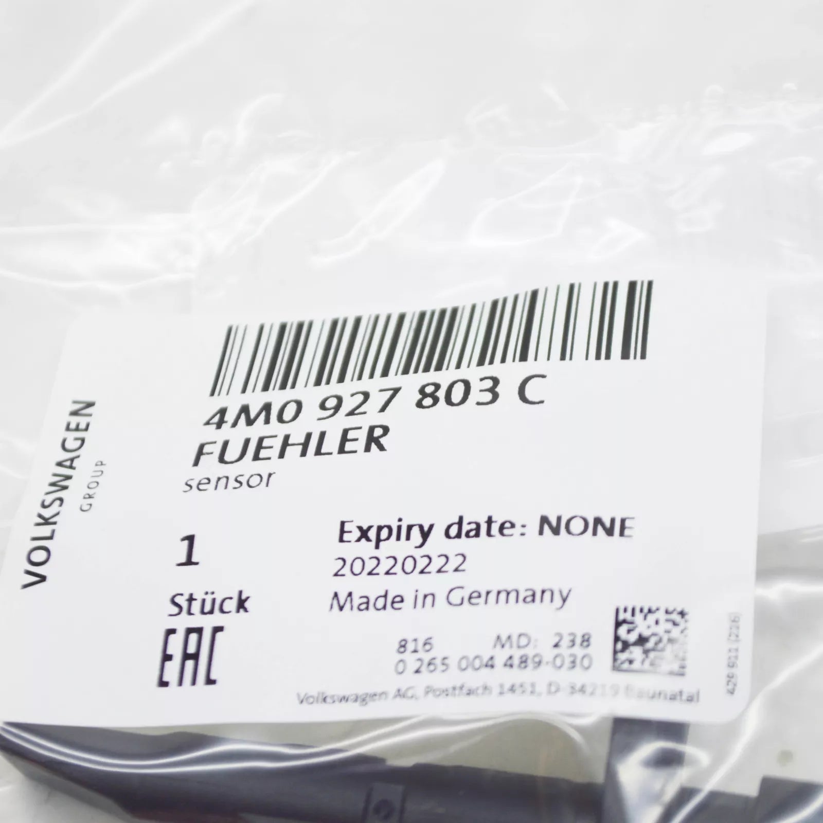 NEW AUDI Q5 FY FRONT SPEED SENSOR 4M0927803C