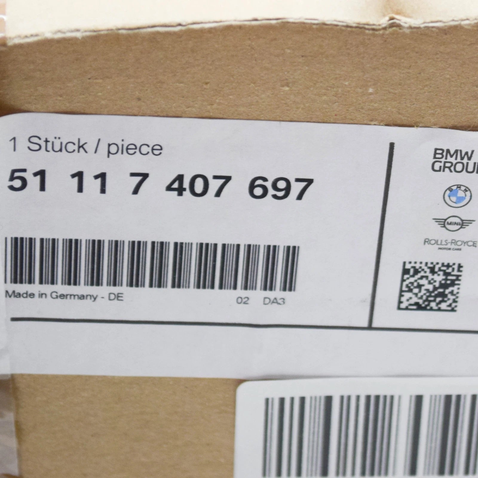 NEW BMW 2 F45 LEFT FOG LIGHT GRILLE W/PDC HOLE 51117407697 2015 ORIGINAL