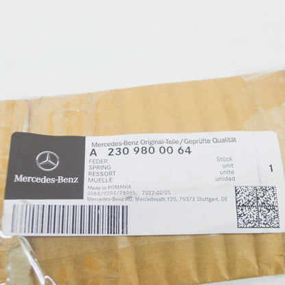 NEW MB SL R230 CENTER CONSOLE SUPPORT STRUT SPRING A2309800064 ORIGINAL