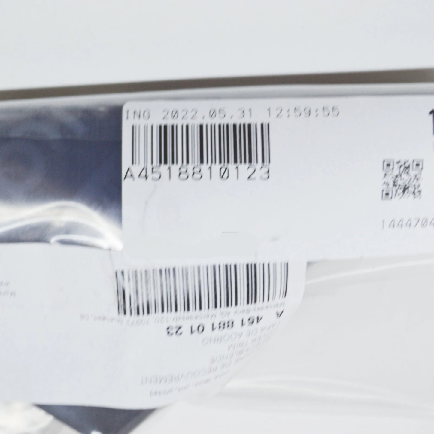 NEW SMART FORTWO COUPE 451 FRONT LEFT MIRROR COVER MOLDING A4518810123 ORIGINAL