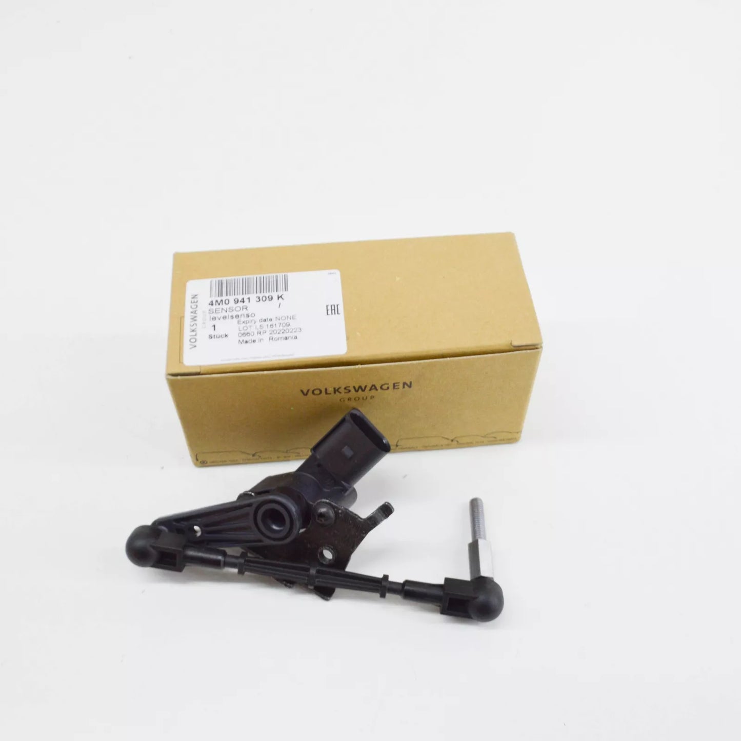 NEW AUDI Q7 4M REAR LEFT HEADLIGHT LEVEL SENSOR 4M0941309K ORIGINAL