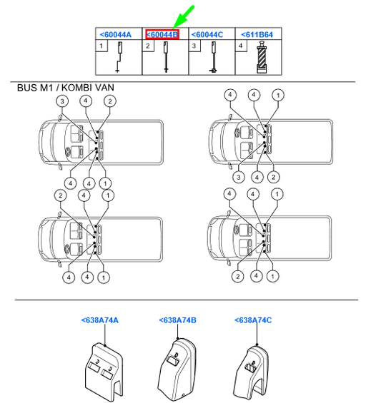 new ford transit mk3 rear seat buckle 4059705 yc1a-v60044-fajajl original