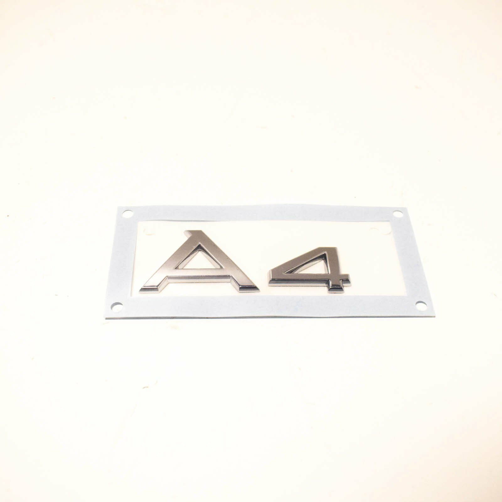 NEW AUDI A4 B7 BOOTLID BADGE 8H08537412ZZ 2008 ORIGINAL