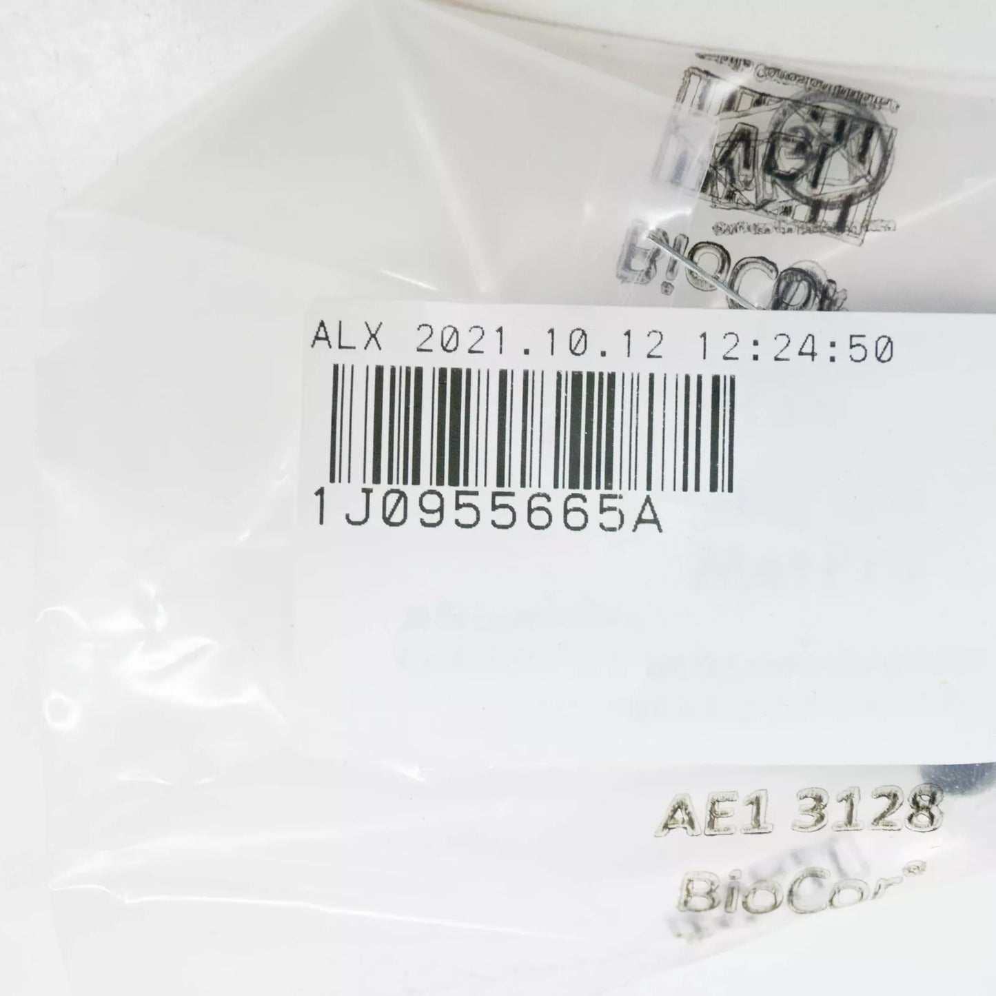 NEW AUDI A6 C6 HEADLIGHT WASHER SYSTEM HOSE ELBOW FITTING 1J0955665A ORIGINAL