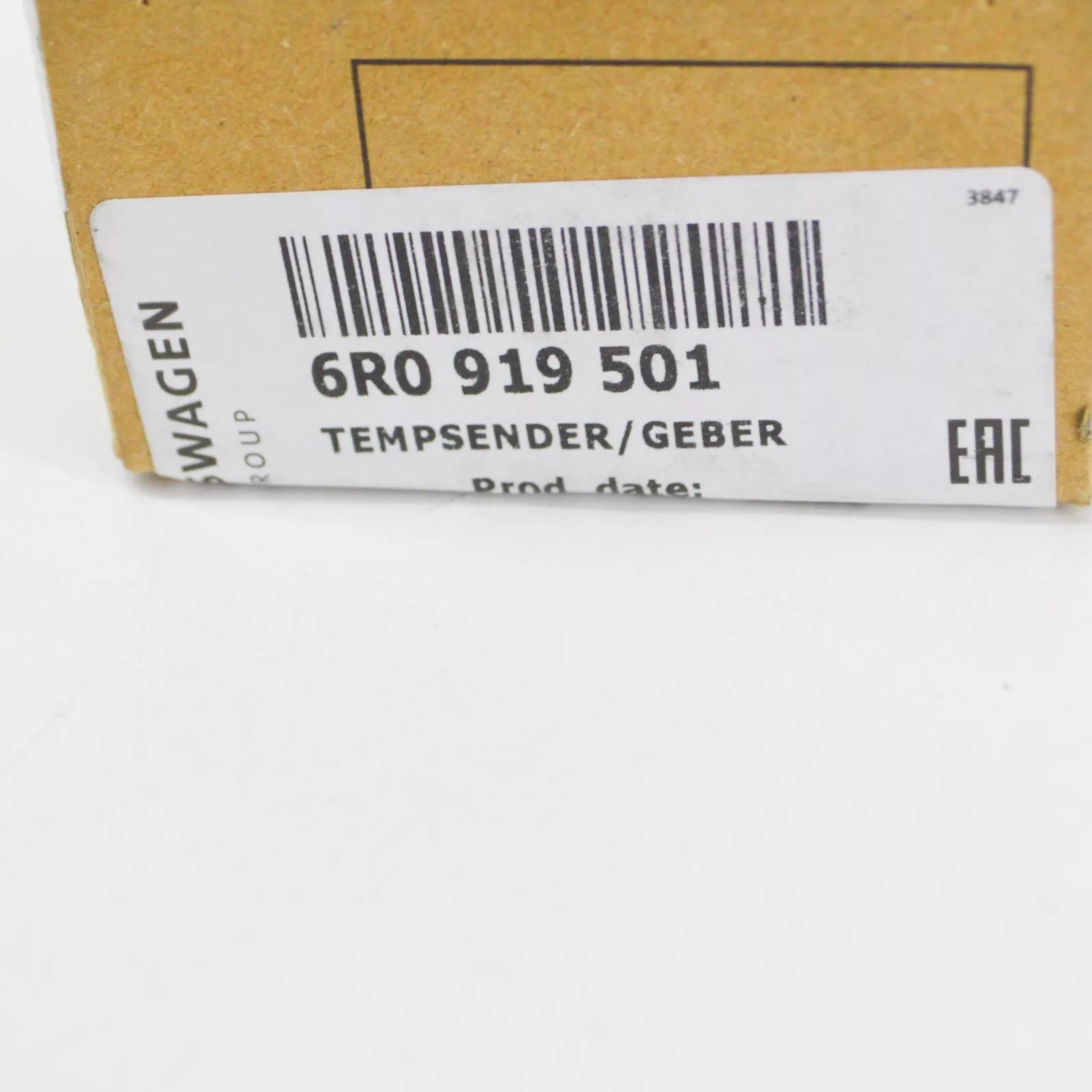 NEW VOLKSWAGEN POLO 6R TEMPERATURE SENSOR 2 PIN 6R0919501 ORIGINAL