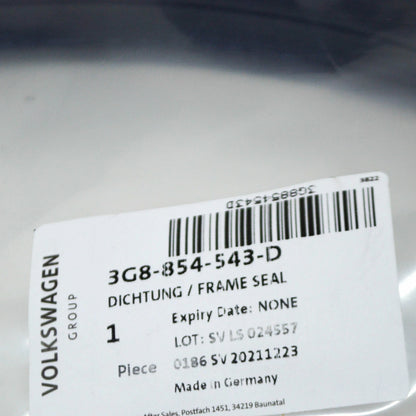 NEW VOLKSWAGEN ARTEON 3H7 ROOF FRANE SEAL 3G8854543D