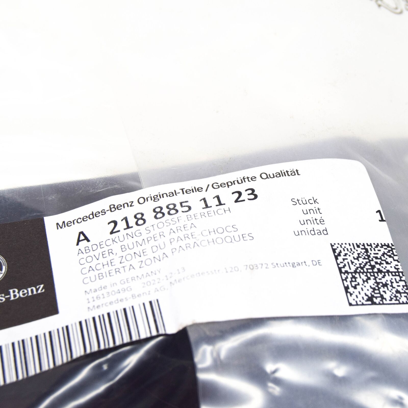 NEW MERCEDES-BENZ CLS C218 AMG FRONT BUMPER LEFT COVER A2188851123 ORIGINAL