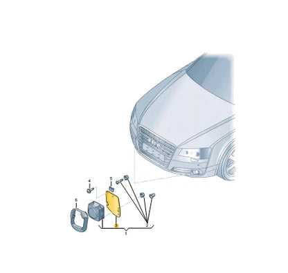 NEW AUDI A6 C7 RIGHT RADAR SENSOR RETAINING PLATE 4G0907574