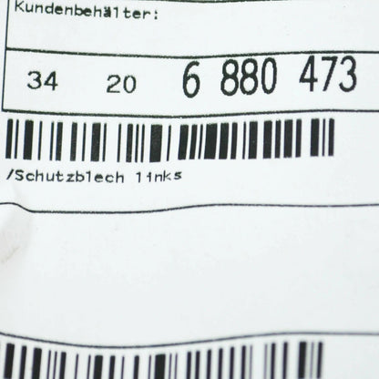 NEW BMW X5 G05 REAR LEFT BRAKE DISC PROTECTION SHIELD 34206880473 ORIGINAL