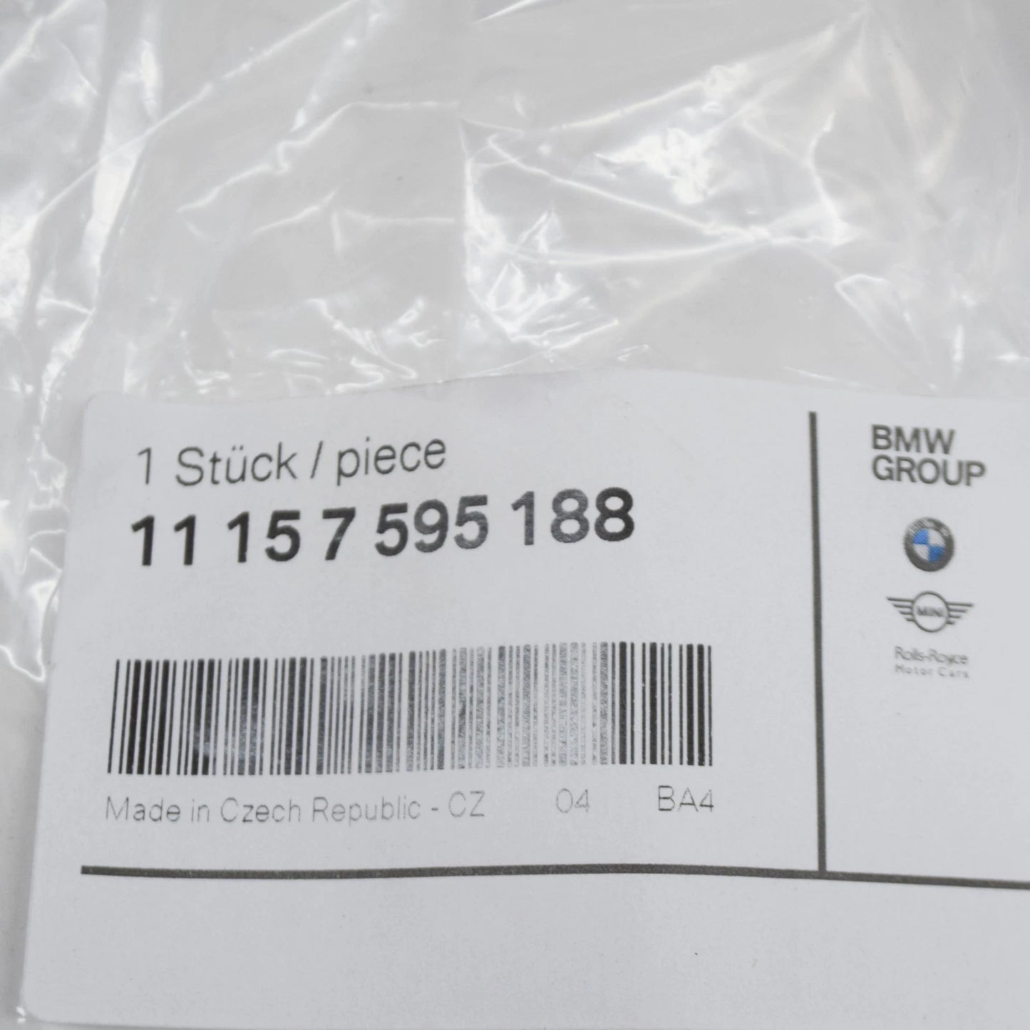 NEW BMW X5 M E70 CRANKCASE BREATHER HOSE 11157595188 ORIGINAL