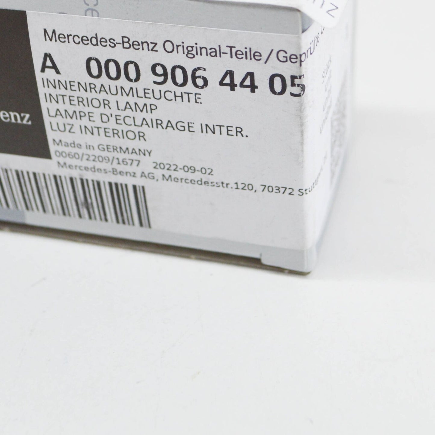 NEW MERCEDES-BENZ GLE W167 LOWER DOOR PANELING INTERIOR LAMP A0009064405