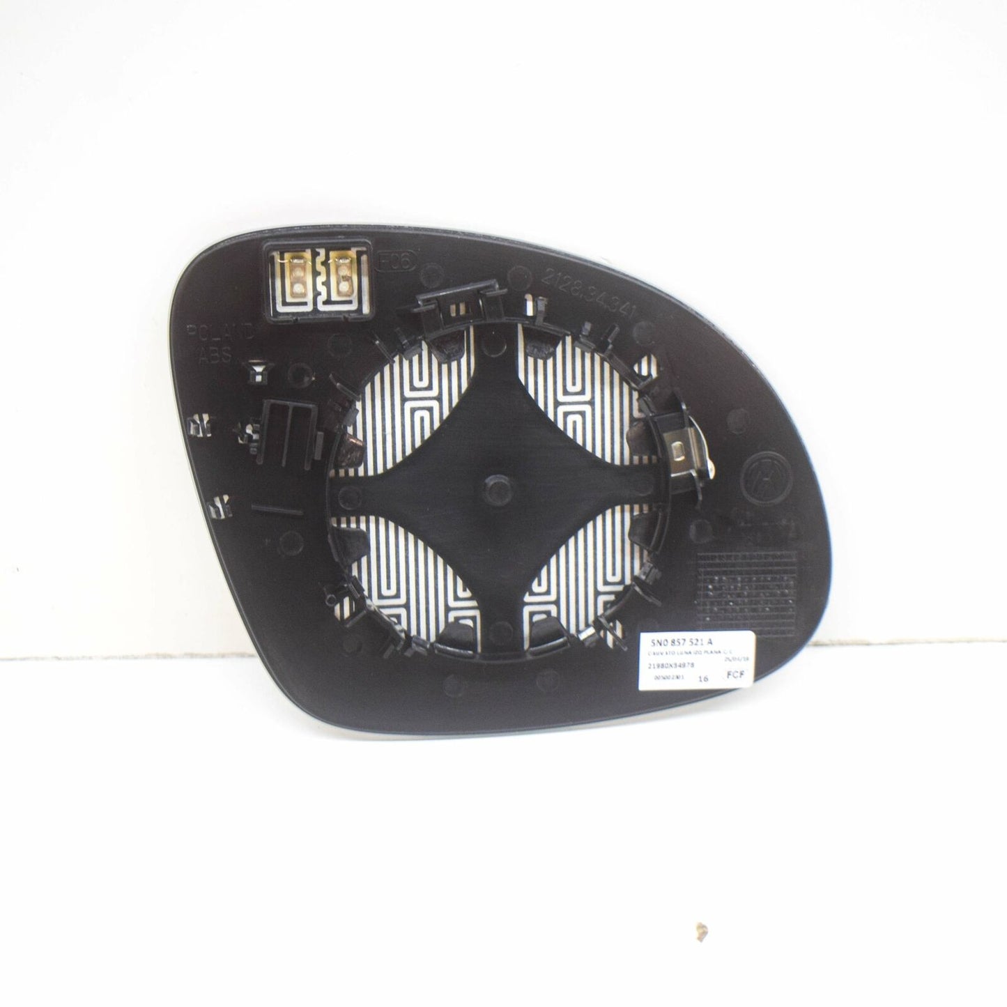 NEW VOLKSWAGEN TIGUAN MK1 FRONT LEFT DOOR MIRROR GLASS 5N0857521A ORIGINAL