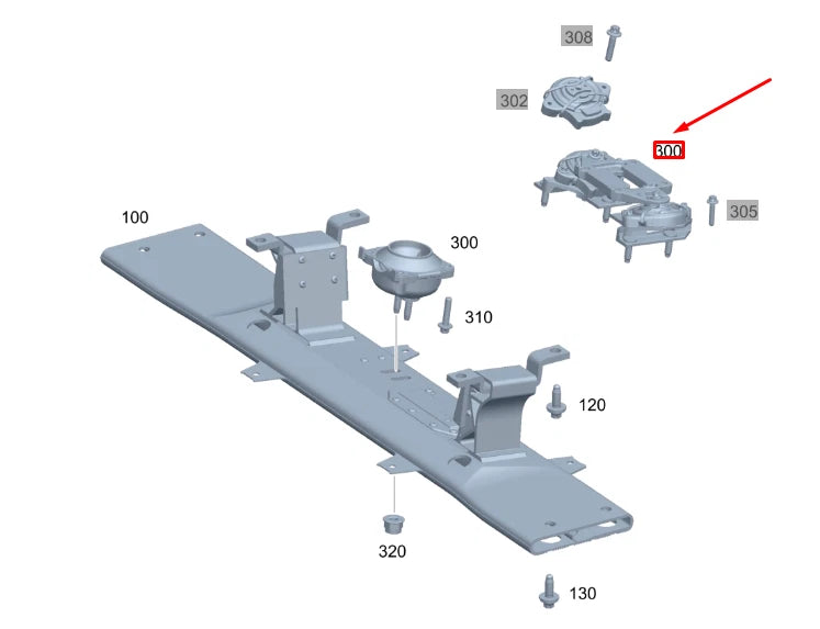NEW MERCEDES-BENZ GLE W167 TRANSMISSION BEARING A1672406300 ORIGINAL