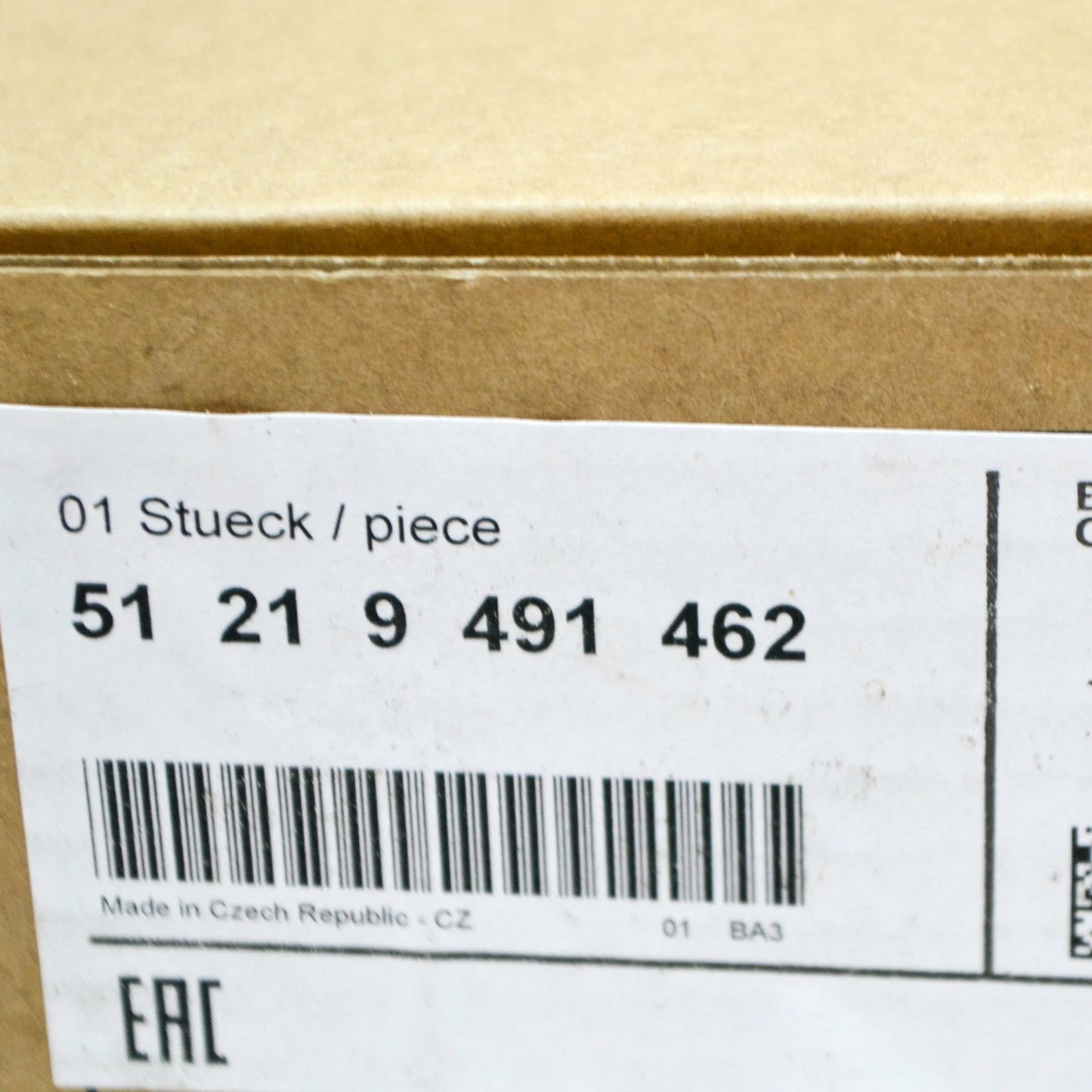 NEW BMW 1 F40 FRONT RIGHT DOOR EXTERIOR HANDLE CA PRIMERED 51219491462 ORIGINAL