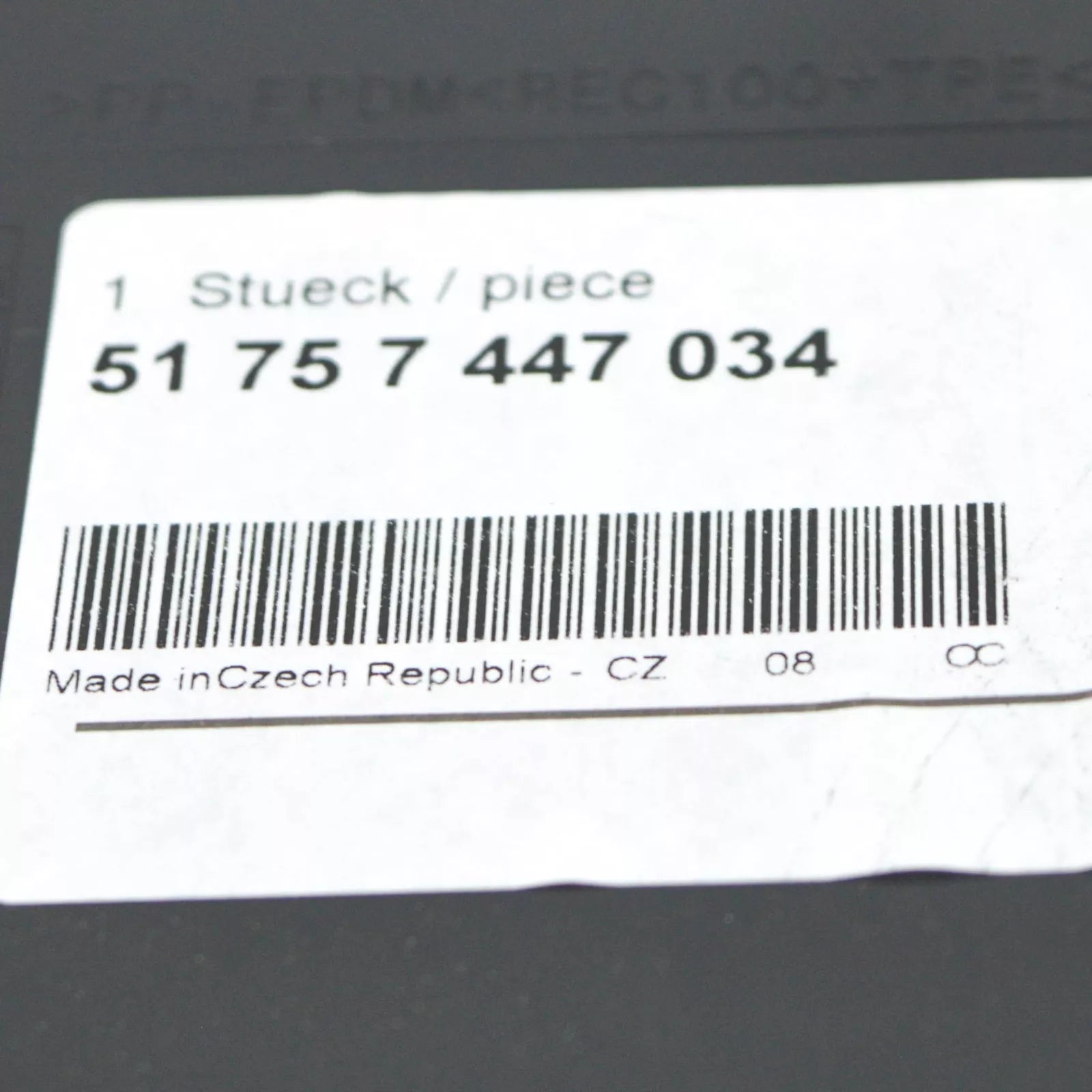 NEW BMW 1 F40 FRONT RIGHT WHEEL ARCH COVER 51757447034 ORIGINAL