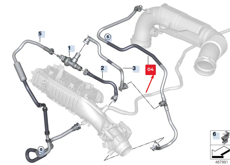NEW BMW X2 F39 SUCTION JET PUMP WITH FUEL LINE 13907640051 7640051 ORIGINAL