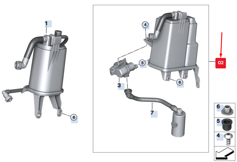 new bmw x5 f15 activated charcoal filter 16117327885 7327885 original
