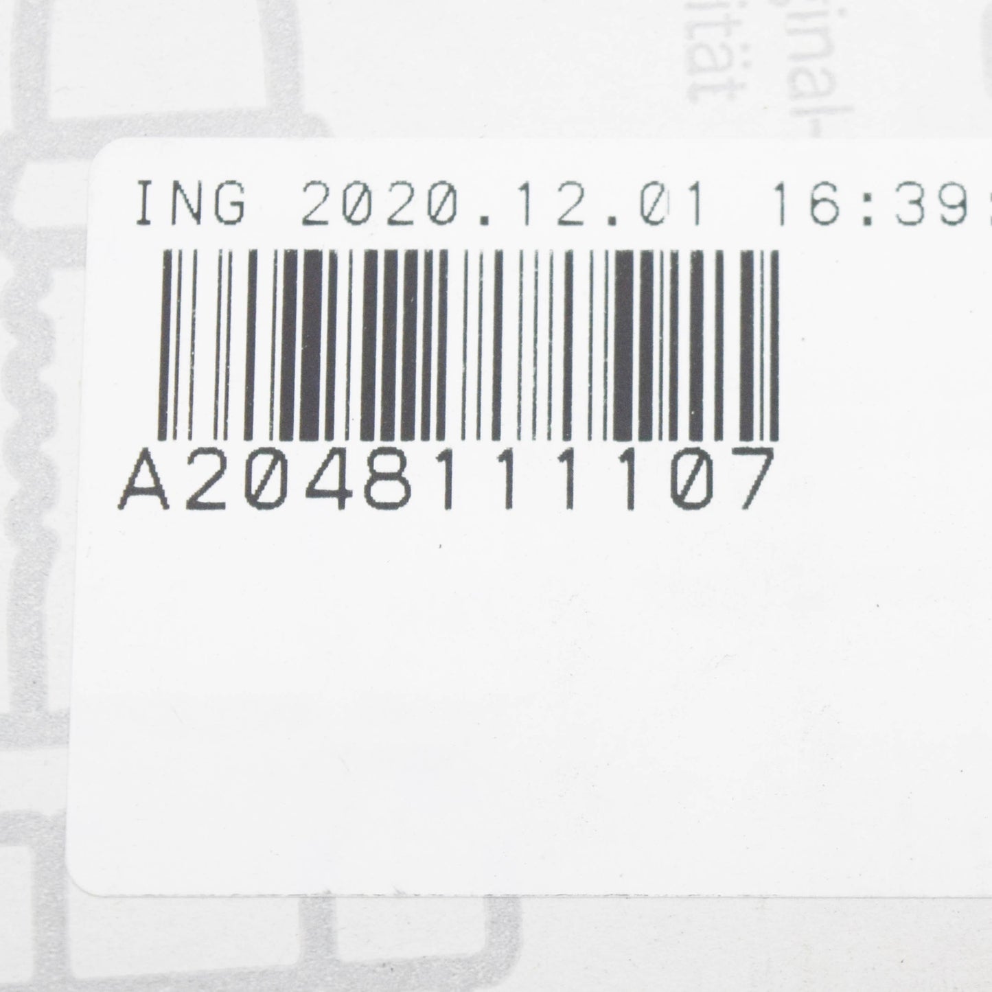 NEW MB C-CLASS W204 LEFT WING MIRROR LOWER COVER A2048111107 ORIGINAL