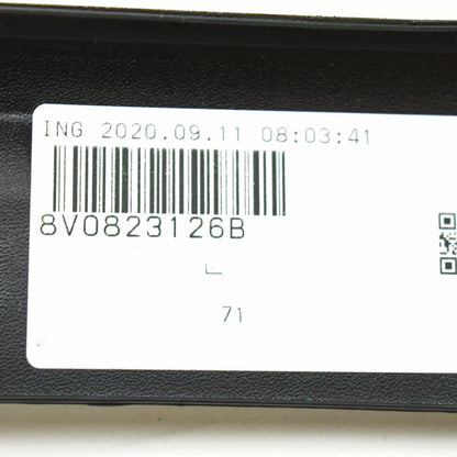 NEW AUDI A3 8V ENGINE HOOD FRONT EDGE PROTECTION 8V0823126B ORIGINAL