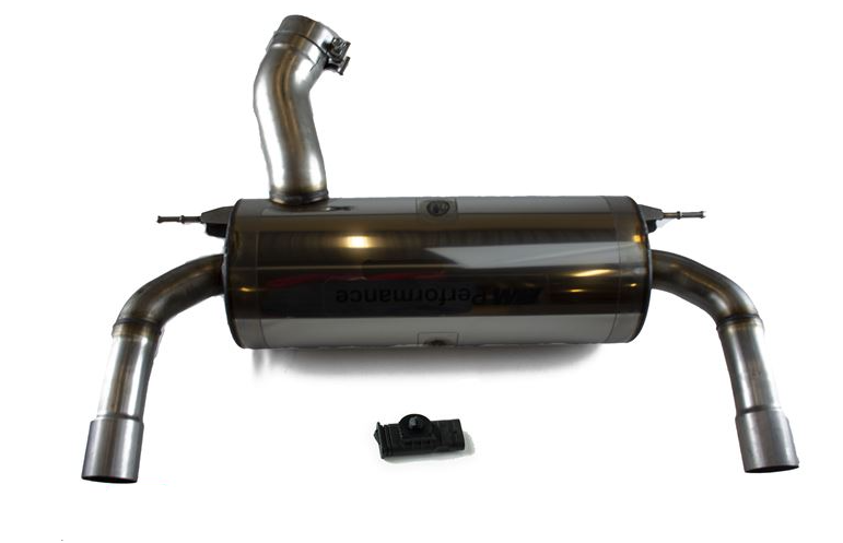 new bmw 3 f30 exhaust silencer muffler m performance 18302406953 original